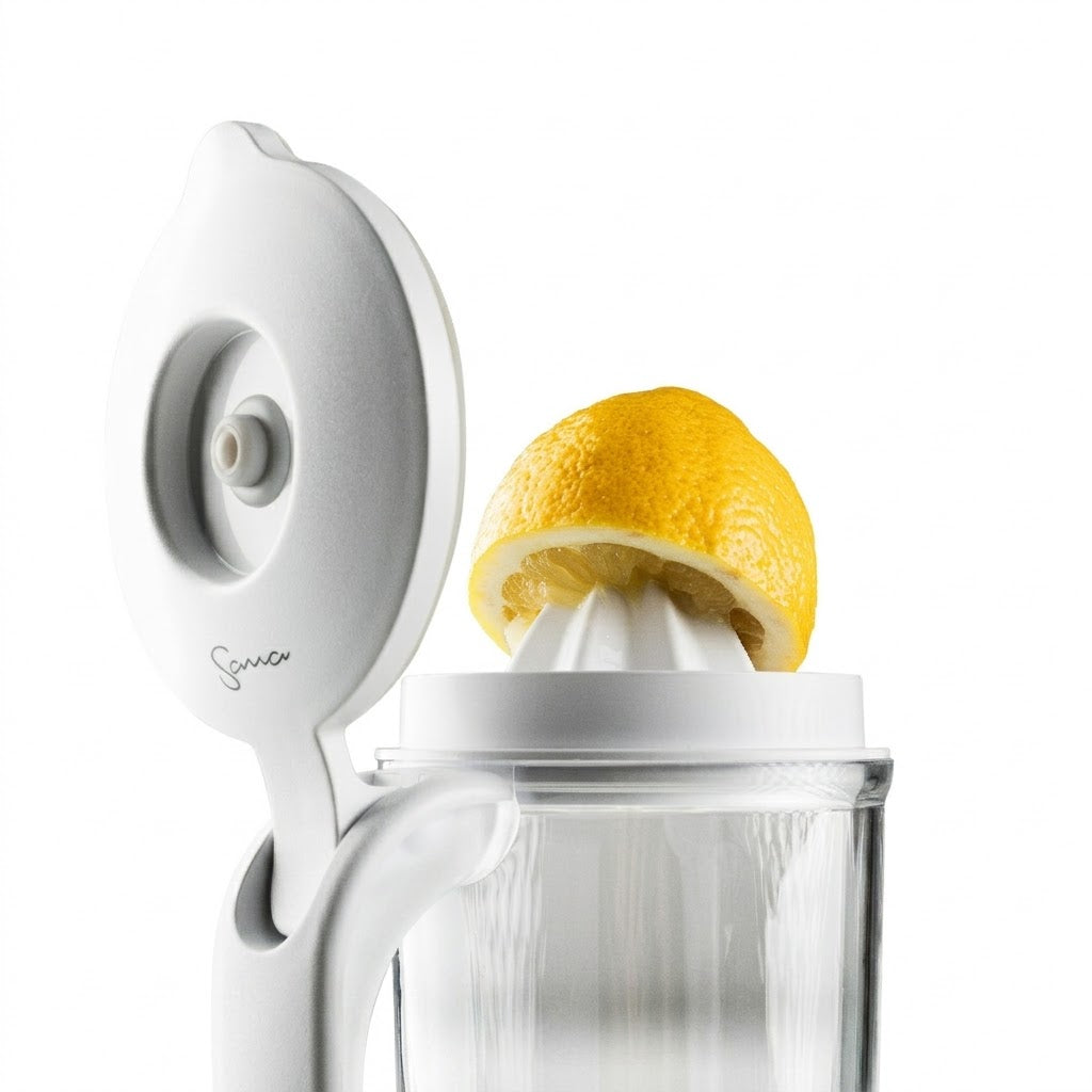 Hochwertiger 1-Liter-Vakuumkrug mit Handpumpe für frisch gepressten Saft